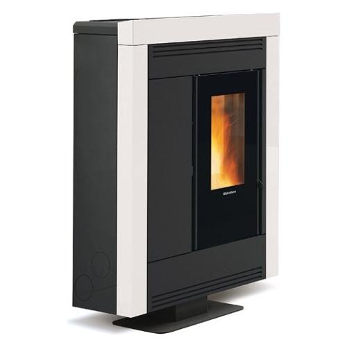 Extraflame Stufa pellet 10kW SOUVENIR PLUS STEEL 5.0 White 5 stelle 1288650
