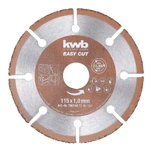 Kwb Disco taglio smerigliatrice EXPERT multi materiale D. 115 mm 49790140