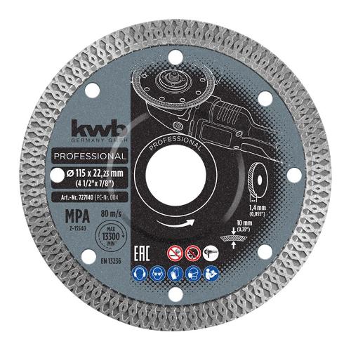Kwb Disco diamante smerigliatrice 115 mm PROFESSIONAL 49727140