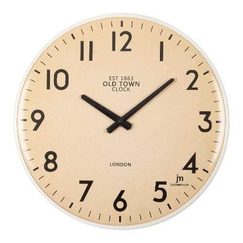 Lowell Orologio da parete (40cm) East 1863 Old Town JUSTAMINUTE Bianco 21560