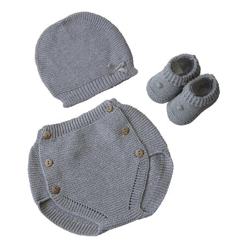 Italbaby Set regalo 3 pz Benvenuto PRIME COCCOLE Grey 050 8300 08