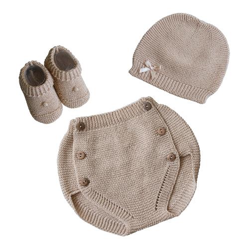 Italbaby Set regalo 3 pz Benvenuto PRIME COCCOLE Tortora 050 8300 07