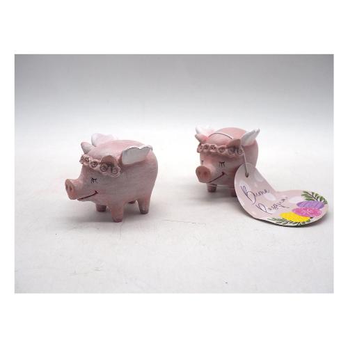 Creare Italia Decoro Maialino colorato Assortito (7x5x5,5 cm) 35446