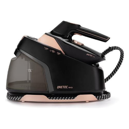 Imetec Ferro stiro caldaia Evos Black e Rose gold 9034