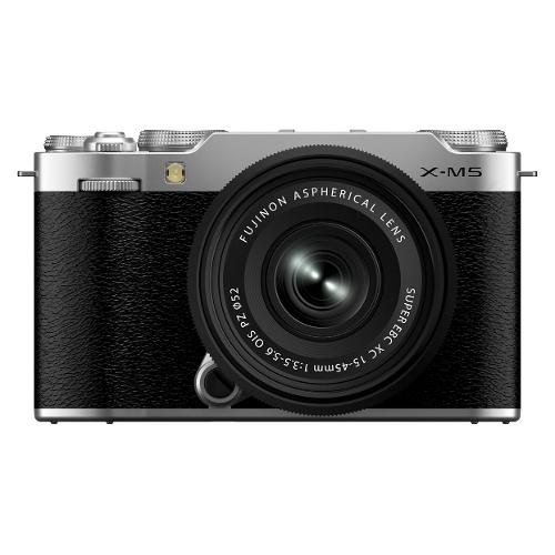 Fujifilm Fotocamera mirrorless 26,1Mpx APS C X M5 Kit XC 15 45mm Silver 4180323