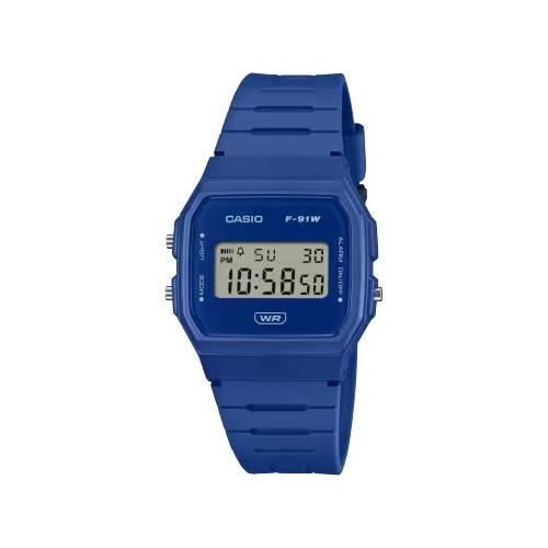 Casio Orologio Blue F 91WB 2A1EF