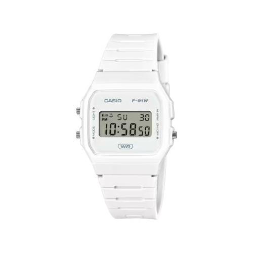 Casio Orologio White F 91WB 7AEF