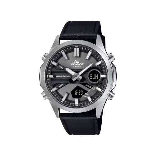 Casio Orologio EDIFICE Silver e Black EFV C120L 8AEF