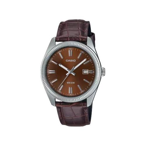 Casio Orologio STANDARD Silver e Brown MTP 1302PL 5AVEF