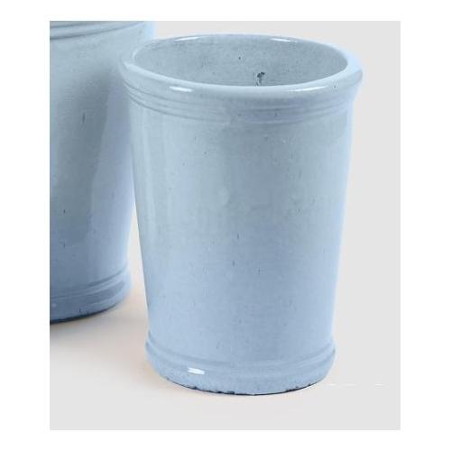Edg Vaso Ceramica (46x47cm) cilindro grande GLAZE Azzurro 1100050A881