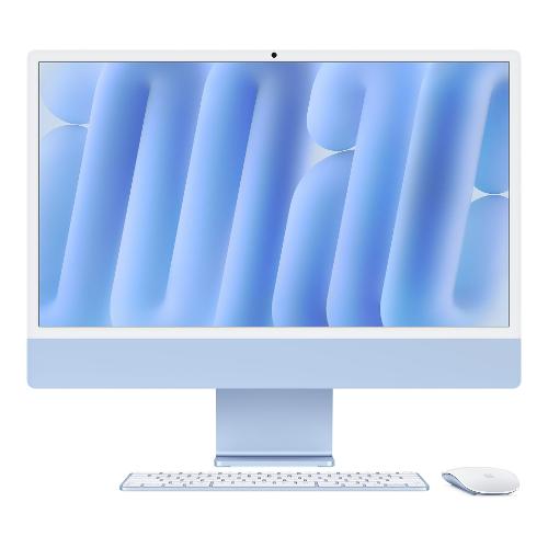 Apple All in one 23,5" IMAC Blue MD2T4T A CPU Apple M4 Ram 24GB Hd 512GB Scheda grafica Apple GPU