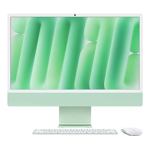 Apple All in one 23,5" IMAC Green MWV03T A CPU Apple M4 Ram 16GB Hd 512GB Scheda grafica Apple GPU