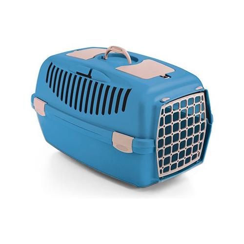 Stefanplast Trasportino cani GULLIVER 3 azzurro taglia medio/piccola (40x61x38 cm) 99850