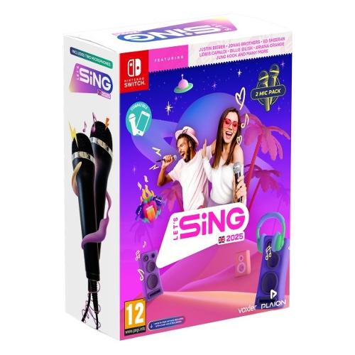 Plaion SWITCH Let's Sing 2025 International Version + 2 Microfoni PEGI 12+ 1140720