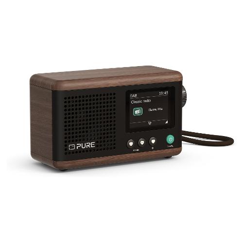 Pure Radio CLASSIC Mini Dab+ Coffee black e Walnut 253800