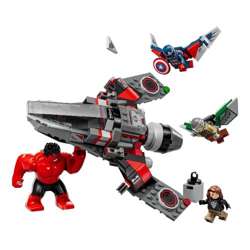 LEGO Battaglia Captain America vs. Hulk Rosso ( 223 pz ) MARVEL SUPER HEROES 8a+ 76292