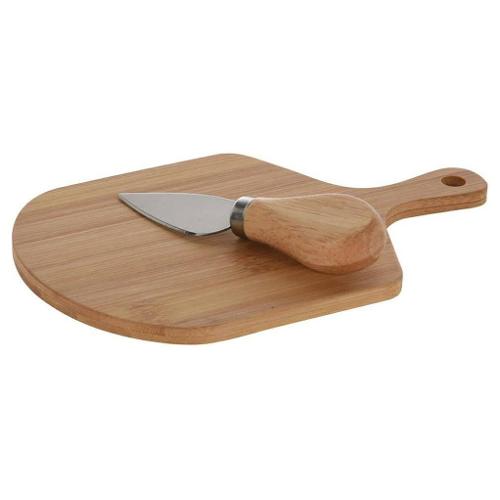 Koopman Tagliere formaggi (20x13cm) con coltello EXCELLENT HOUSEWARE Naturale 210001340