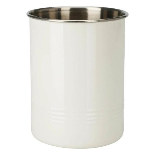 Koopman Porta utensili cucina Inox (11x13,2cm) Bianco A12441250