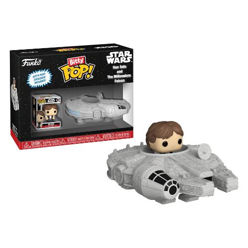 Funko POP BITTY Rides Star Wars Han Solo with Millenium Falcon 83623
