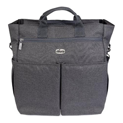 Chicco Borsa nursery con tracolla (40x6x35cm) PARENT BAG Black satin 05087127450000