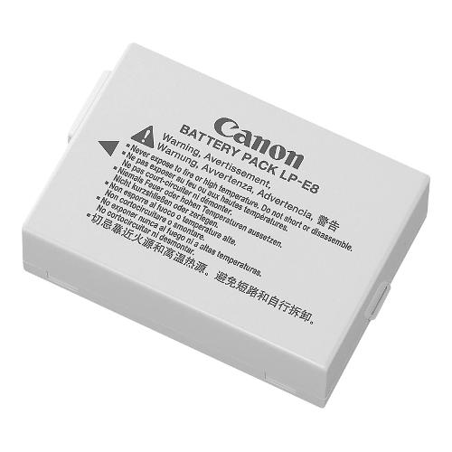 Canon Batteria fotocamera per Canon GENUINE Lp E8 White 4515B002