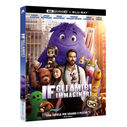 Paramount Blu Ray 4K If - Gli Amici Immaginari (4K Ultra Hd+Blu-Ray) - John Krasinski 1144915
