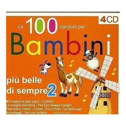 Distribuzione Indipendente CD AAVV "100 Canzoni x Bambini #2" 4Cd -