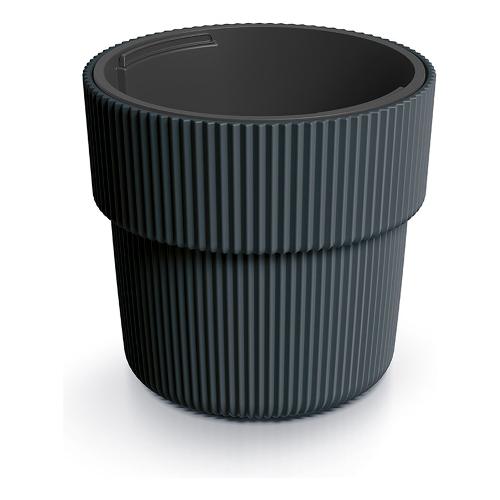 Prosperplast Vaso piante cilindro POLLON antracite (30x28,5 cm)