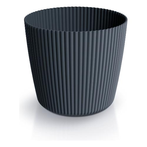 Prosperplast Vaso piante tondo DOLLY antracite (19,6x17,3 cm) DMI200 S433