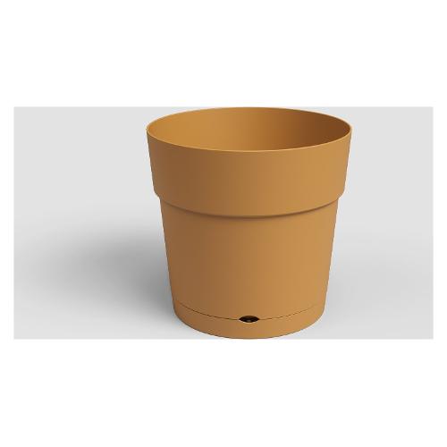 Artevasi Vaso piante con riserva acqua WIDE giallo (29,5x28,2 cm) WW30 G