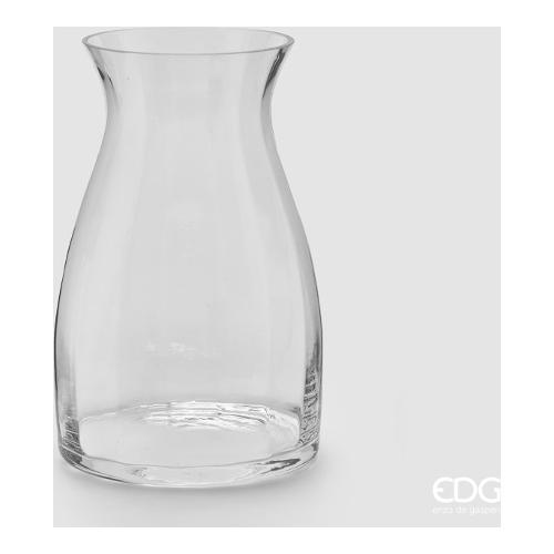 Edg Vaso Vetro (22x38cm) Anfora NIDA OPTIC Trasparente 1100304 A000