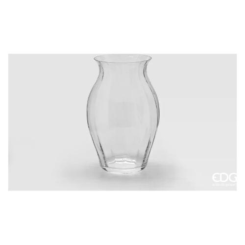 Edg Vaso Vetro (18x28cm) Anfora NIDA OPTIC Trasparente 1100311 A000