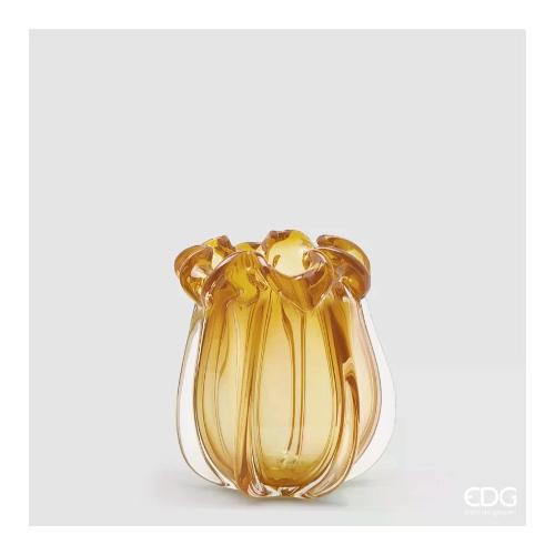 Edg Vaso Vetro (18x21cm) VOLUTE Ambra 107462 247