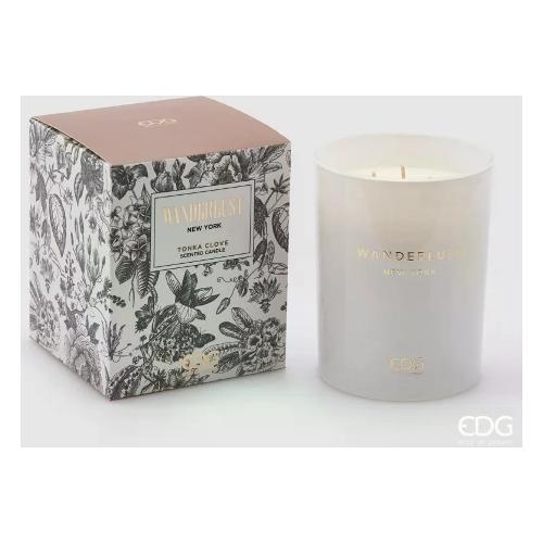 Edg Candela profumata Tonka Clove (10x12,5cm) New York 48 ore WANDERLUST 614040 TC0