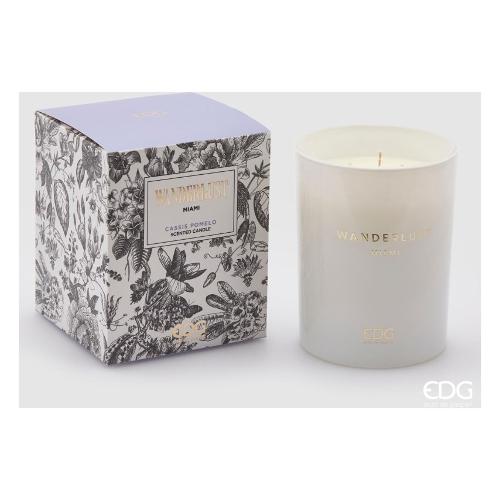Edg Candela profumata Cassis Pomelo (10x12,5cm) Miami 48 ore WANDERLUST 614040 CS0