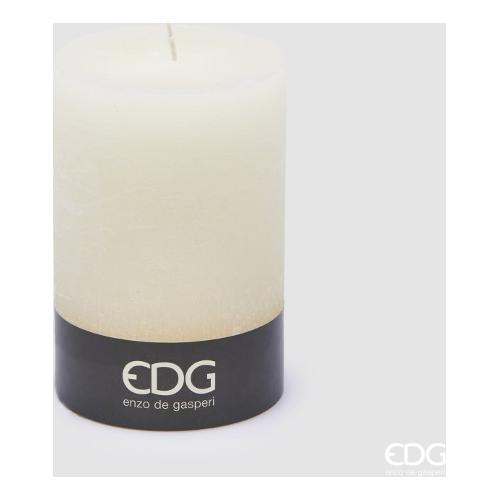 Edg Candela cilindro (10x15cm) RUSTICA Ivory 6100117 A110