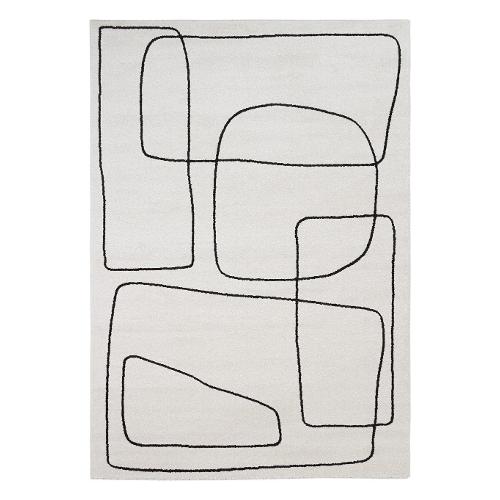 Abc Italia Tappeto ATELIER B Ivory black (230x160cm) 35576