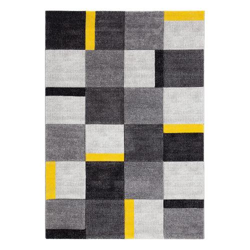 Abc Italia Tappeto RAY B Grey yellow (230x160cm) 29639