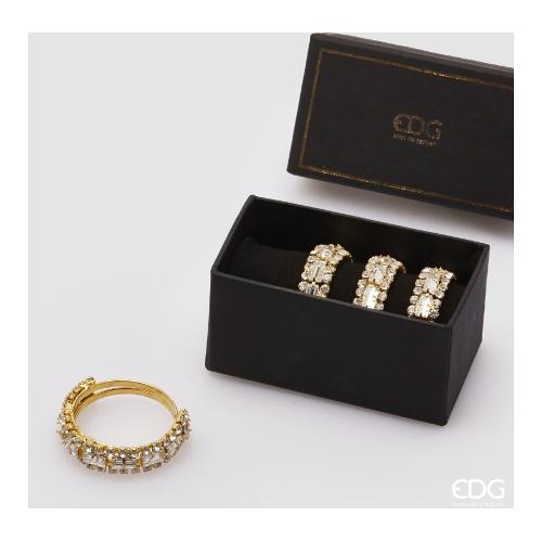Edg Set anelli tovaglioli 4 pz JEWEL Oro 715407 010