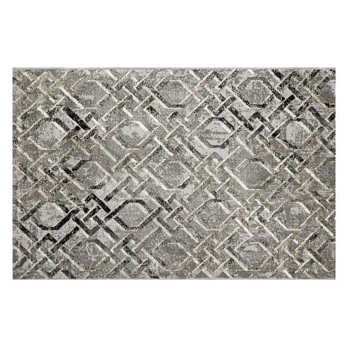 Olivo Tappeti Tappeto ERA Cross grey (220x150cm) AMERAX150X220CROGRY