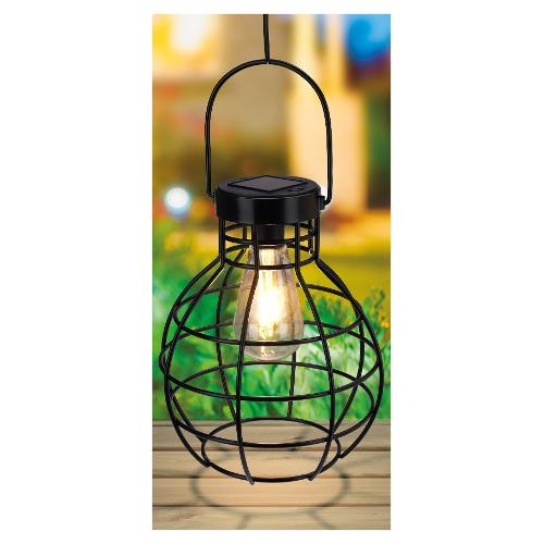 Koopman Lampada tavolo solare Nero 512000910