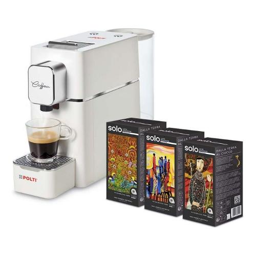 Polti Macchina caffè espresso COFFEA con 54 cialde Bianco CS150W