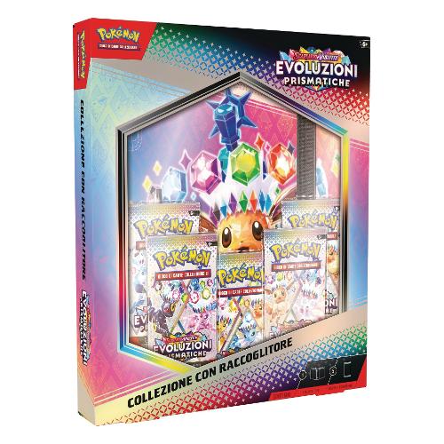 Gamevision Carte gioco Scarlatto Violetto Evoluzioni Prismatiche con raccoglitore POKÉMON PK10010