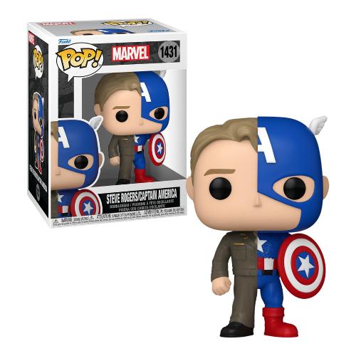 Funko POP MARVEL Split Captain America Steve Rogers 1431 80891