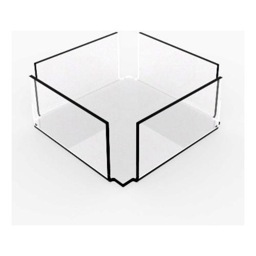 Plexi Cestino tavola Plastica (22x22x8cm) HERITAGE Trasparente art.4