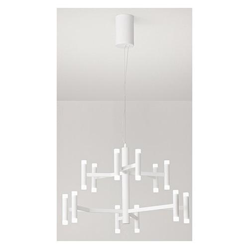 Perenz Lampadario CANDLES Bianco (70cm) 10S48268 B LC 12 luci - LED - Max 68W