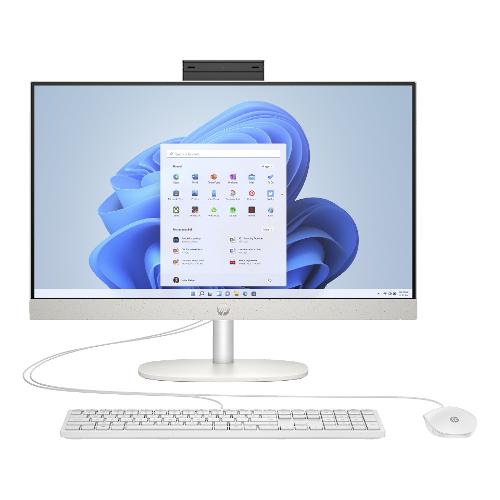 Hp All in one 23,8" 24 CR0050NL Shell white A41YXEA CPU AMD Ryzen 5 Ram 8GB Hd 512GB Scheda grafica AMD Radeon 610M