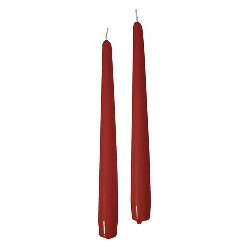 Cereria Di Giorgio Set candele 10 pz Forma Conica (2,2x25cm) RISTHÒ Rosso 56213 14