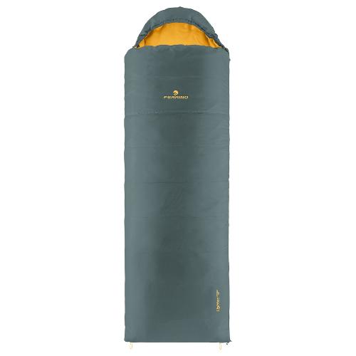 Ferrino Sacco a pelo Lightech Shingle Square Dx (215x75 cm) verde scuro per T 3-20°C 86266QVVD