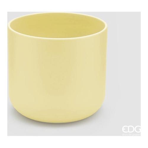 Edg Vaso piante tondo CLASSIC giallo (15x15 cm) 014497 221